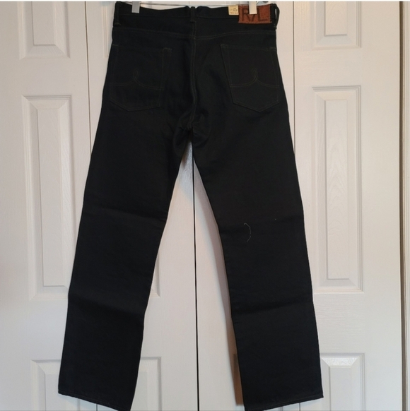 RRL Deep Indigo Selvedge Jeans 36X34 - Picture 4 of 5